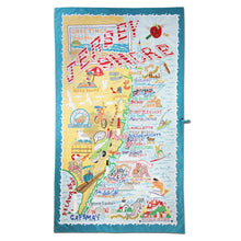 Load image into Gallery viewer, Jersey Shore Beach &amp; Travel Towel Beach &amp; Travel Towels catstudio 
