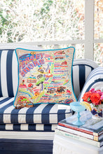 Load image into Gallery viewer, Jersey Shore Embroidered Pillow - catstudio