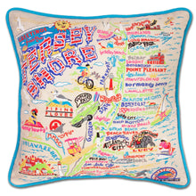 Load image into Gallery viewer, Jersey Shore Embroidered Pillow - catstudio