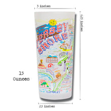 Load image into Gallery viewer, Jersey Shore Drinking Glass - catstudio 

