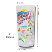 Load image into Gallery viewer, Jersey Shore Drinking Glass - catstudio