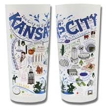 Load image into Gallery viewer, Kansas City Drinking Glass - catstudio