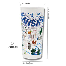 Load image into Gallery viewer, Kansas City Drinking Glass - catstudio