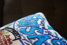 Load image into Gallery viewer, Kansas City Hand-Embroidered Pillow - catstudio