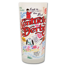 Load image into Gallery viewer, Kentucky Derby Drinking Glass - catstudio