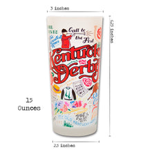 Load image into Gallery viewer, Kentucky Derby Drinking Glass - catstudio