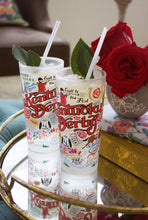Load image into Gallery viewer, Kentucky Derby Drinking Glass - catstudio
