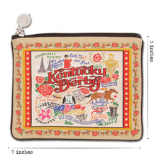 Load image into Gallery viewer, Kentucky Derby Zip Pouch - catstudio