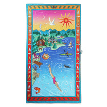 Load image into Gallery viewer, Lake Life Beach & Travel Towel Beach & Travel Towels catstudio
