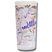 Load image into Gallery viewer, Lake Michigan Drinking Glass - catstudio