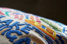 Load image into Gallery viewer, Lake Michigan Hand-Embroidered Pillow - catstudio