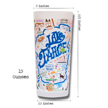 Load image into Gallery viewer, Lake Tahoe Drinking Glass - catstudio