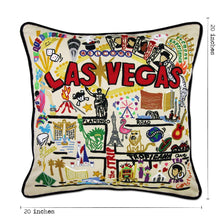 Load image into Gallery viewer, Las Vegas Hand-Embroidered Pillow Pillow catstudio