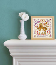 Load image into Gallery viewer, Leo Astrology Fine Art Print - 8x8 Art Print catstudio