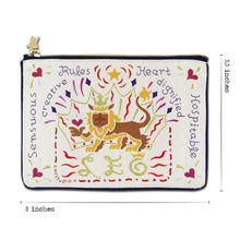 Load image into Gallery viewer, Leo Astrology Zip Pouch Pouch catstudio