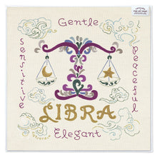 Load image into Gallery viewer, Libra Astrology Fine Art Print Art Print catstudio 8"x8"