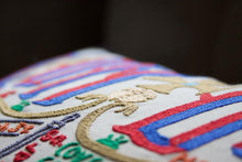 Load image into Gallery viewer, London Hand-Embroidered Pillow - catstudio