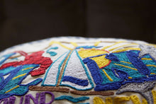 Load image into Gallery viewer, Long Island Hand-Embroidered Pillow - catstudio