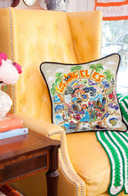 Load image into Gallery viewer, Los Angeles Hand-Embroidered Pillow - catstudio