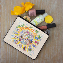 Load image into Gallery viewer, Los Angeles Zip Pouch - Natural - catstudio