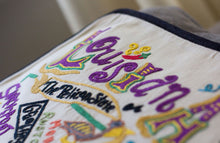 Load image into Gallery viewer, Louisiana Hand-Embroidered Pillow - catstudio