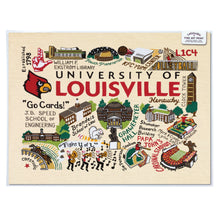 Load image into Gallery viewer, Louisville, University of Collegiate Fine Art Print - catstudio