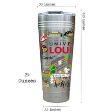 Load image into Gallery viewer, Louisville, University of Collegiate Thermal Tumbler (Set of 4) - PREORDER Thermal Tumbler catstudio 
