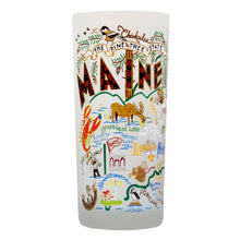 Load image into Gallery viewer, Maine Drinking Glass - catstudio
