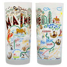 Load image into Gallery viewer, Maine Drinking Glass - catstudio