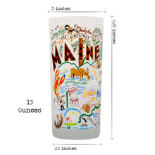 Load image into Gallery viewer, Maine Drinking Glass - catstudio