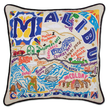 Load image into Gallery viewer, Malibu Hand-Embroidered Pillow - catstudio