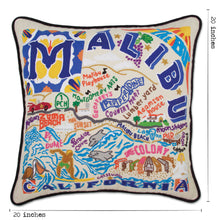 Load image into Gallery viewer, Malibu Hand-Embroidered Pillow - catstudio