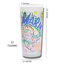 Load image into Gallery viewer, Marin County Drinking Glass - catstudio