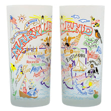 Load image into Gallery viewer, Maryland Drinking Glass - catstudio