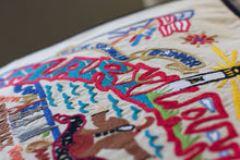 Load image into Gallery viewer, Maryland Hand-Embroidered Pillow - catstudio