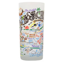 Load image into Gallery viewer, Massachusetts Drinking Glass - catstudio