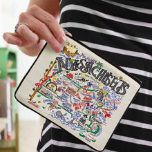 Load image into Gallery viewer, Massachusetts Zip Pouch - Natural - catstudio