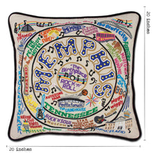 Load image into Gallery viewer, Memphis Hand-Embroidered Pillow - catstudio