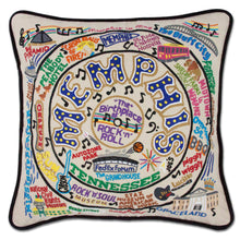 Load image into Gallery viewer, Memphis Hand-Embroidered Pillow - catstudio
