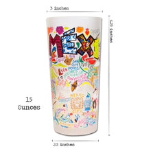 Load image into Gallery viewer, Mexico Drinking Glass - catstudio