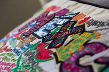 Load image into Gallery viewer, Mexico Hand-Embroidered Pillow - catstudio