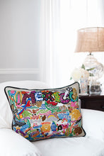 Load image into Gallery viewer, Mexico Hand-Embroidered Pillow - catstudio