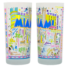 Load image into Gallery viewer, Miami Drinking Glass - catstudio