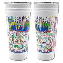 Load image into Gallery viewer, Miami Thermal Tumbler in White - Limited Edition! Thermal Tumbler catstudio
