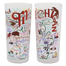 Load image into Gallery viewer, Michigan Drinking Glass - catstudio