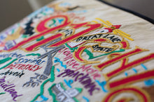 Load image into Gallery viewer, Michigan Hand-Embroidered Pillow - catstudio