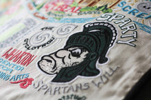 Load image into Gallery viewer, Michigan State University Collegiate Embroidered Pillow - catstudio