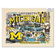 Load image into Gallery viewer, Michigan, University of Collegiate Fine Art Print - catstudio