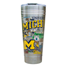 Load image into Gallery viewer, Michigan, University of Collegiate Thermal Tumbler (Set of 4) - PREORDER Thermal Tumbler catstudio