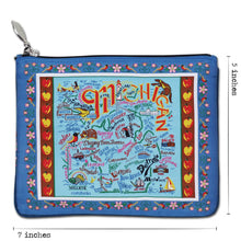 Load image into Gallery viewer, Michigan Zip Pouch - catstudio